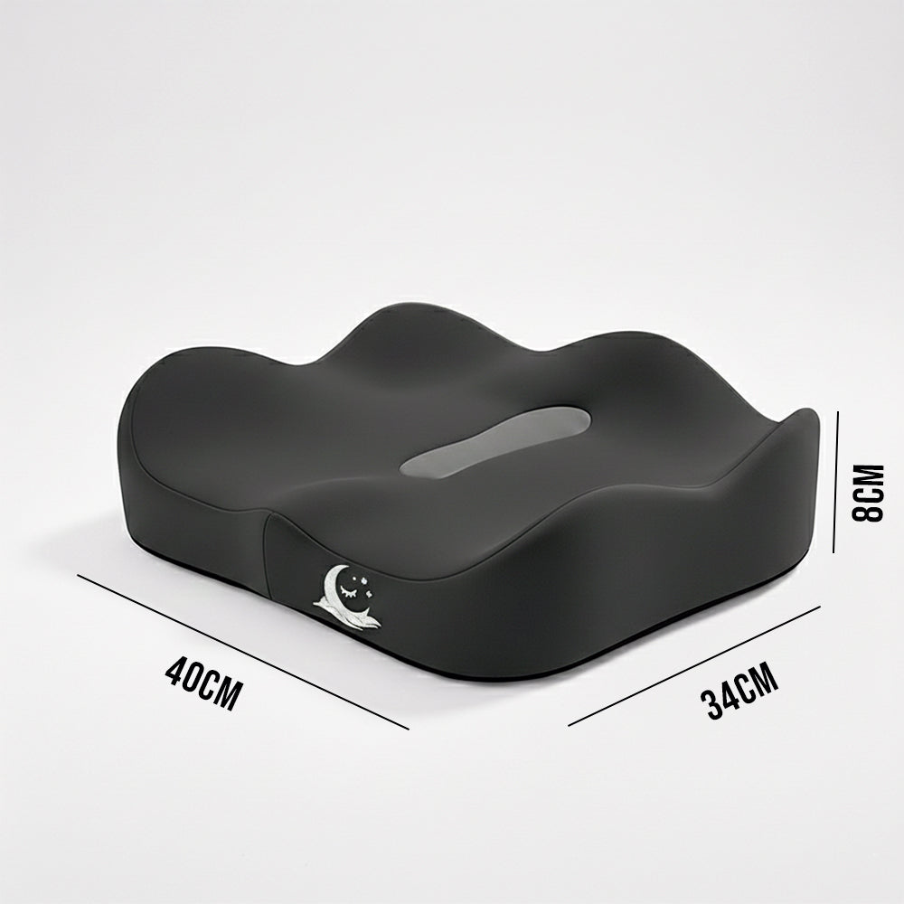 Coussin d’assise ergonomique à mémoire de forme – siège bureau voiture – Signature Assise Confort