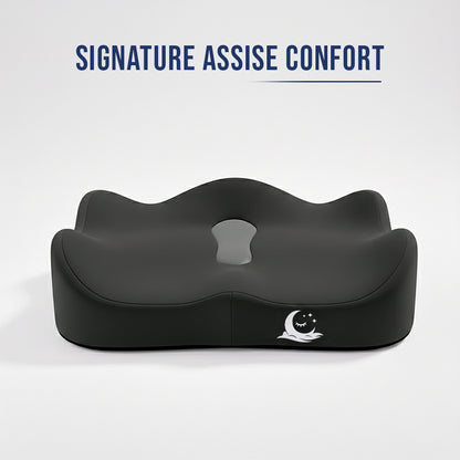 Coussin d’assise ergonomique à mémoire de forme – siège bureau voiture – Signature Assise Confort
