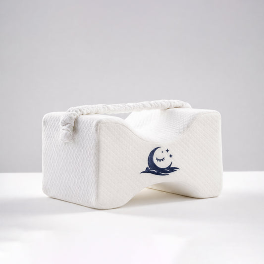 Coussin genoux ergonomique à mémoire de forme – coussin entre jambes sommeil – Signature Genoux