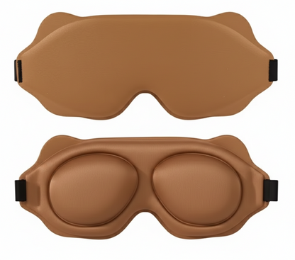 Masque de sommeil ergonomique occultant en tissu – masque nuit confort – Signature Sommeil