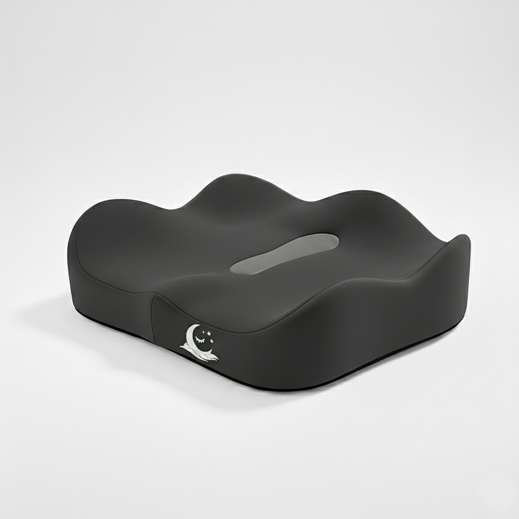 Coussin d’assise ergonomique à mémoire de forme – siège bureau voiture – Signature Assise Confort