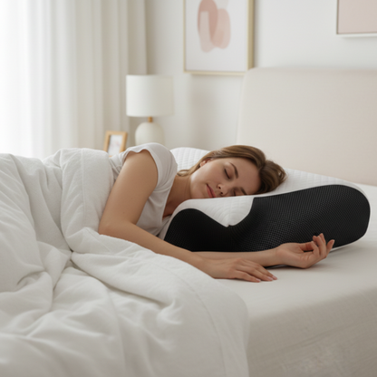 Oreiller ergonomique rectangulaire à mémoire de forme – oreiller sommeil – Signature Sommeil